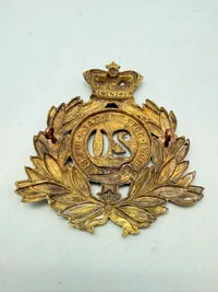 Stort Victoriansk mærke for Tropehjelm, originalt