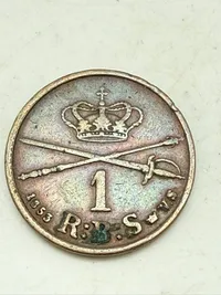 1 rigsbankskilling 1853
