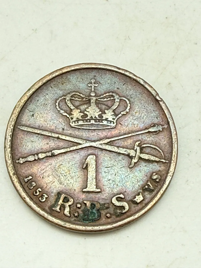1 rigsbankskilling 1853