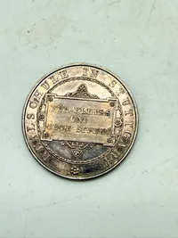 Tysk flidspræmie i sølv fra 1867, 5 gram ukendt lødighed