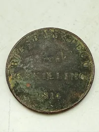 Rigsbanktegn for 16 skilling 1814