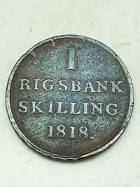 1 rigsbankskilling 1818