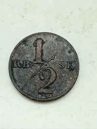 1/2 rigsbankskilling 1852