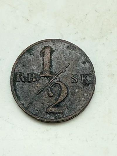 1/2 rigsbankskilling 1852