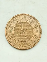 1/2 skilling 1868