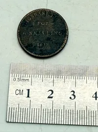 Rigsbanktegn for 6 skilling 1813