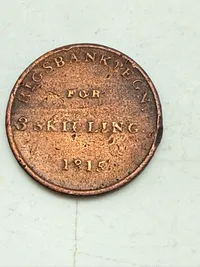 Rigsbanktegn for 3 skilling 1815