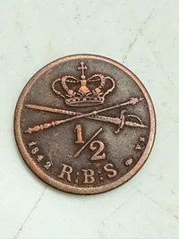 1/2 rigsbankskilling 1842