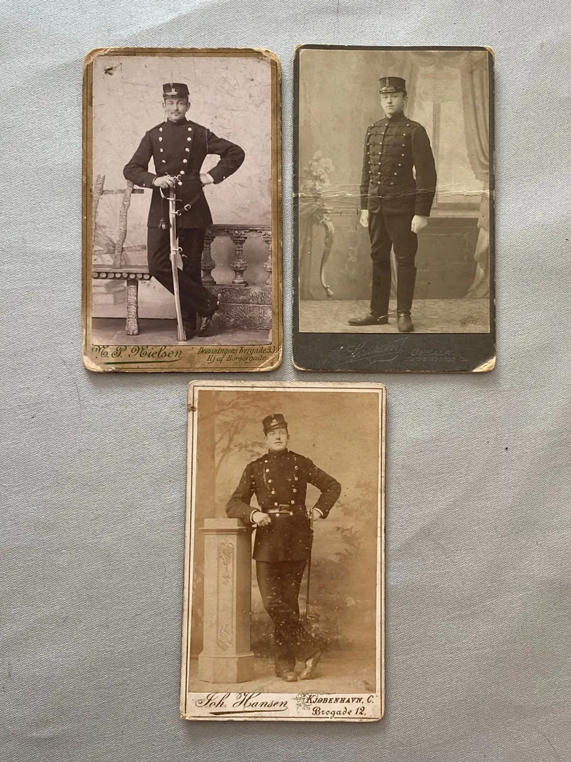 Originale 1800 tals soldater fotos