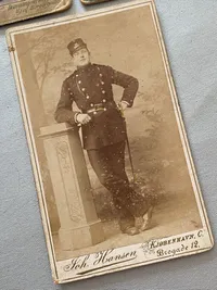 Originale 1800 tals soldater fotos