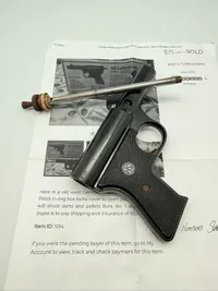 Tysk luftpistol med mangler