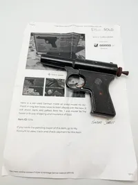 Tysk luftpistol med mangler