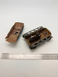 Antik mekanisk legetøjs kampvogn