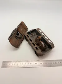 Antik mekanisk legetøjs kampvogn