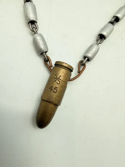 5/5- 1945 halskade lavet af Tysk 9 mm og rense kæde