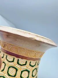 Japansk Satsuma vase fra start 19 tallet
