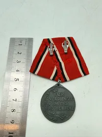 Tysk WW1 røde kors medalje med Dansk ophæng, original