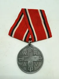 Tysk WW1 røde kors medalje med Dansk ophæng, original