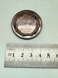 Tysk sølvmedalje, 18 gram ukendt lødighed