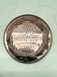 Tysk sølvmedalje, 18 gram ukendt lødighed