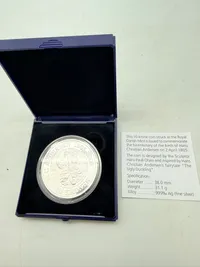 10 kr. i sølv, H.C. Andersens 200-års fødselsdag 2005, 31 gram 0.999 lødighed