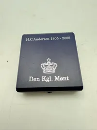 10 kr. i sølv, H.C. Andersens 200-års fødselsdag 2005, 31 gram 0.999 lødighed
