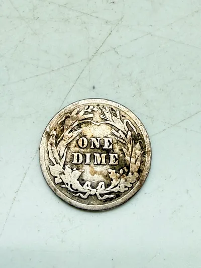Barber dime 1903 i sølv, 2,5 gram 0.900 lødighed
