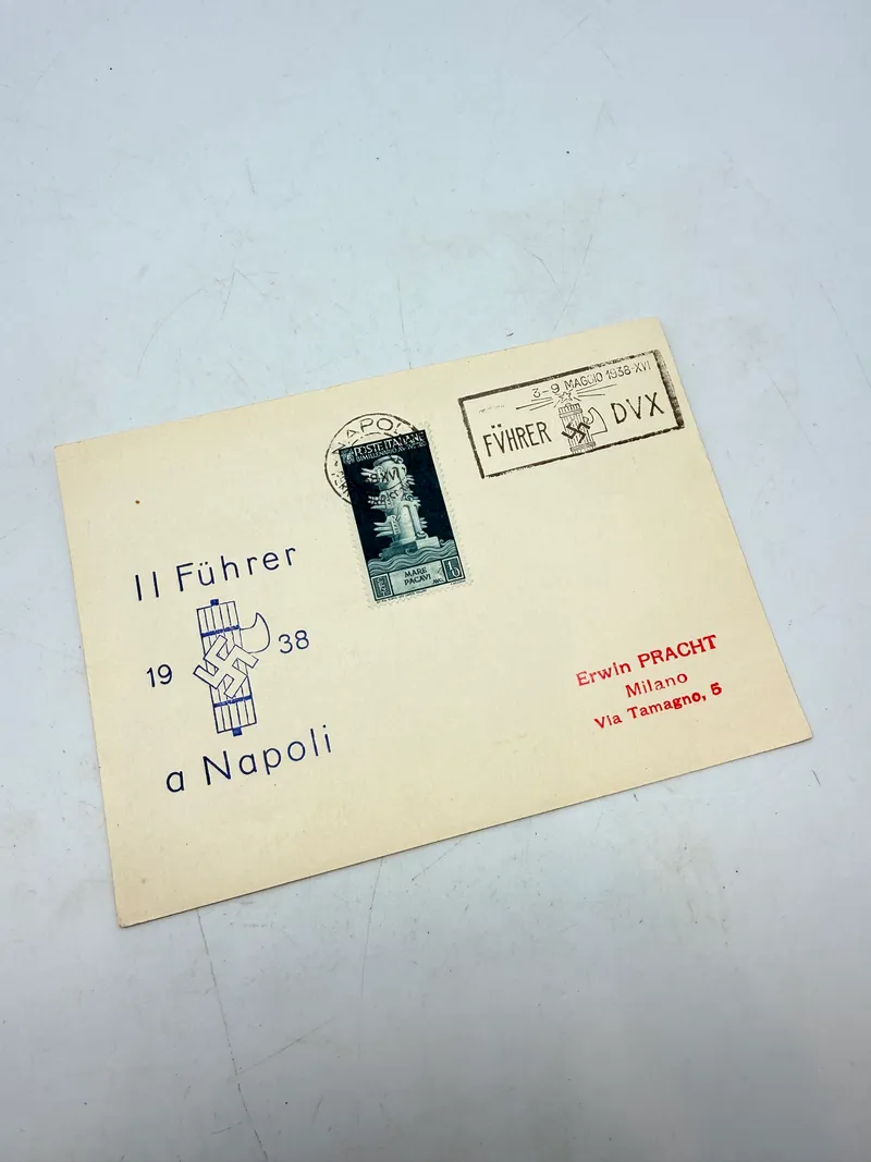 Tysk førstedags kuvert WW2, original
