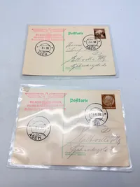 Tysk WW2 postkort, Original