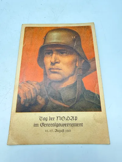 Tysk WW2 postkort, Original