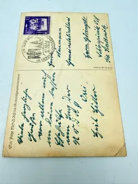 Tysk WW2 postkort, Original
