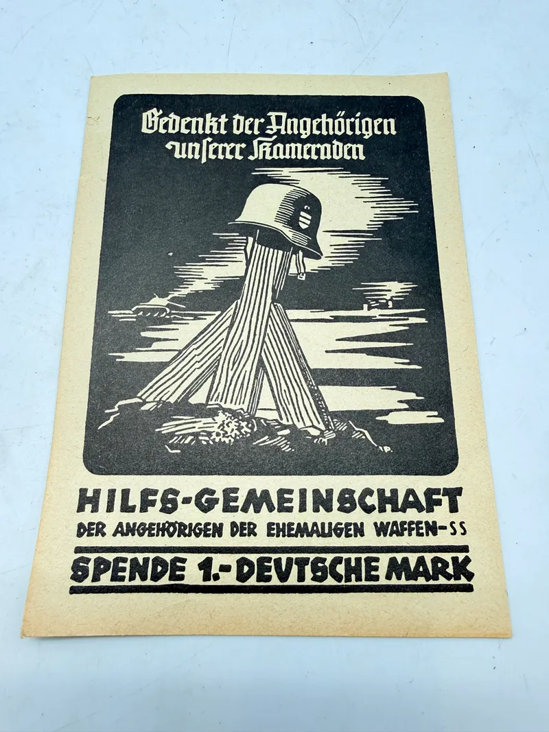 SS veteran postkort, originalt