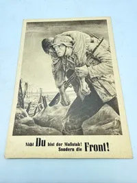 Tysk WW2 postkort, Original
