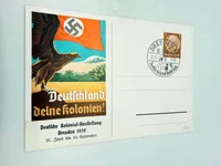 Tysk WW2 postkort, Original