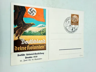 Tysk WW2 postkort, Original