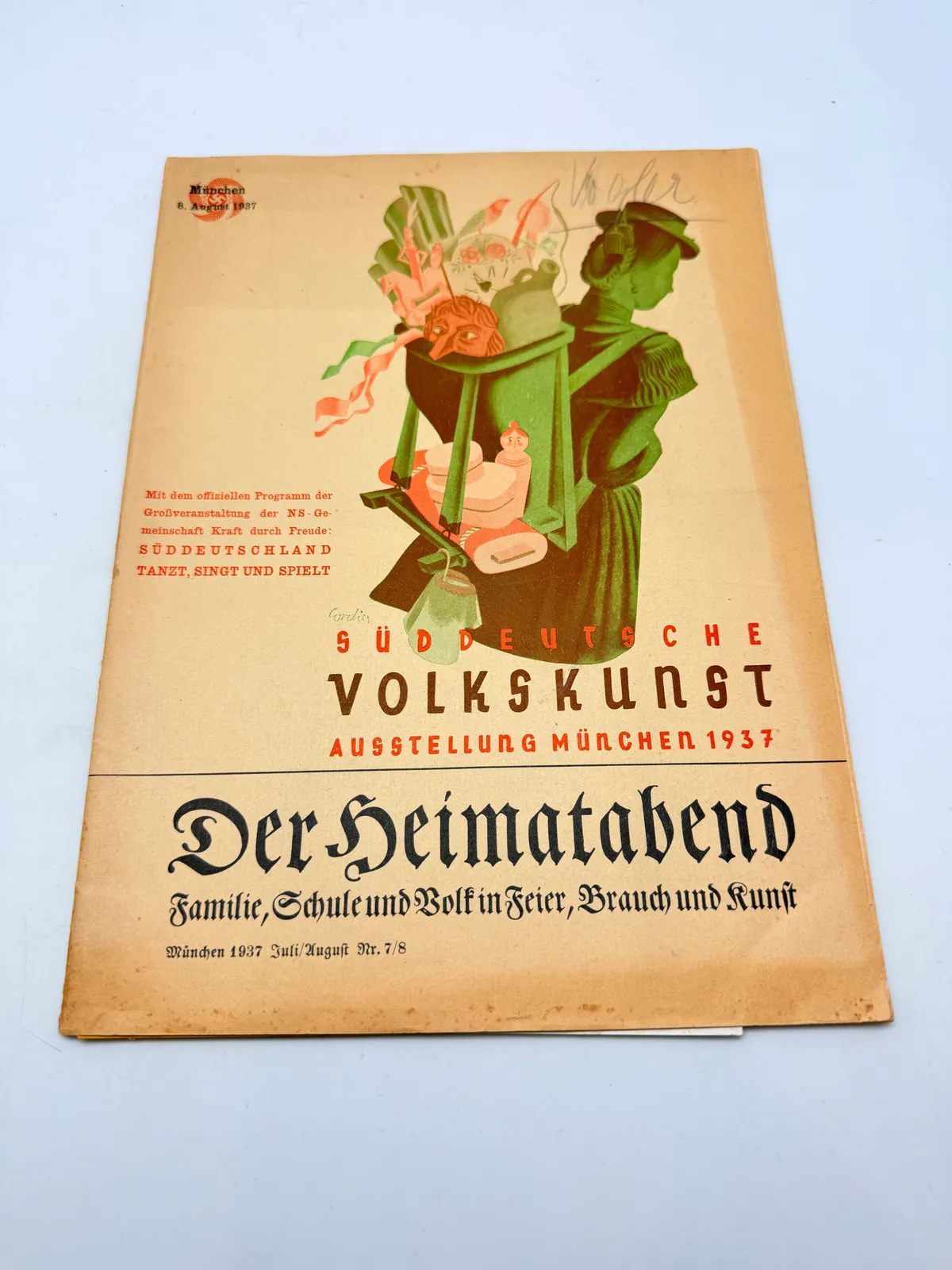 Tysk WW2 Hæfte originalt