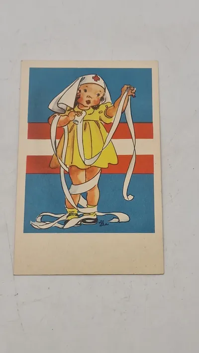 Postkort fra majdagene 1945. Originalt