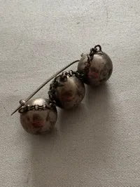 Broche af sølv fra 1920’erne - i jugendstil