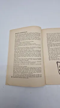 Der junge Otto von Bismarck. Hæftet er en del af serien "Die Jungenschaft - Blätter für Heimabendgestaltung im Deutschen Jungvolk", udgivet af Reichsjugendführung der NSDAP. Original