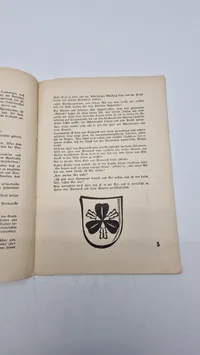 Der junge Otto von Bismarck. Hæftet er en del af serien "Die Jungenschaft - Blätter für Heimabendgestaltung im Deutschen Jungvolk", udgivet af Reichsjugendführung der NSDAP. Original