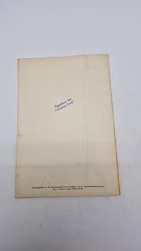 Der junge Otto von Bismarck. Hæftet er en del af serien "Die Jungenschaft - Blätter für Heimabendgestaltung im Deutschen Jungvolk", udgivet af Reichsjugendführung der NSDAP. Original