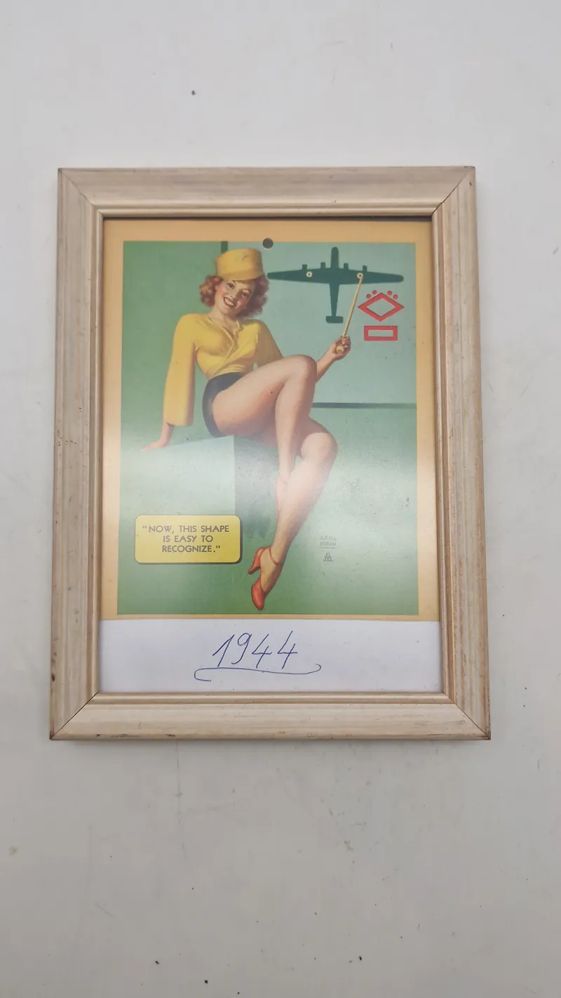 Pin up fra 40-erne, original