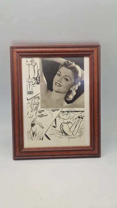 Pin up, fra 40-erne, original