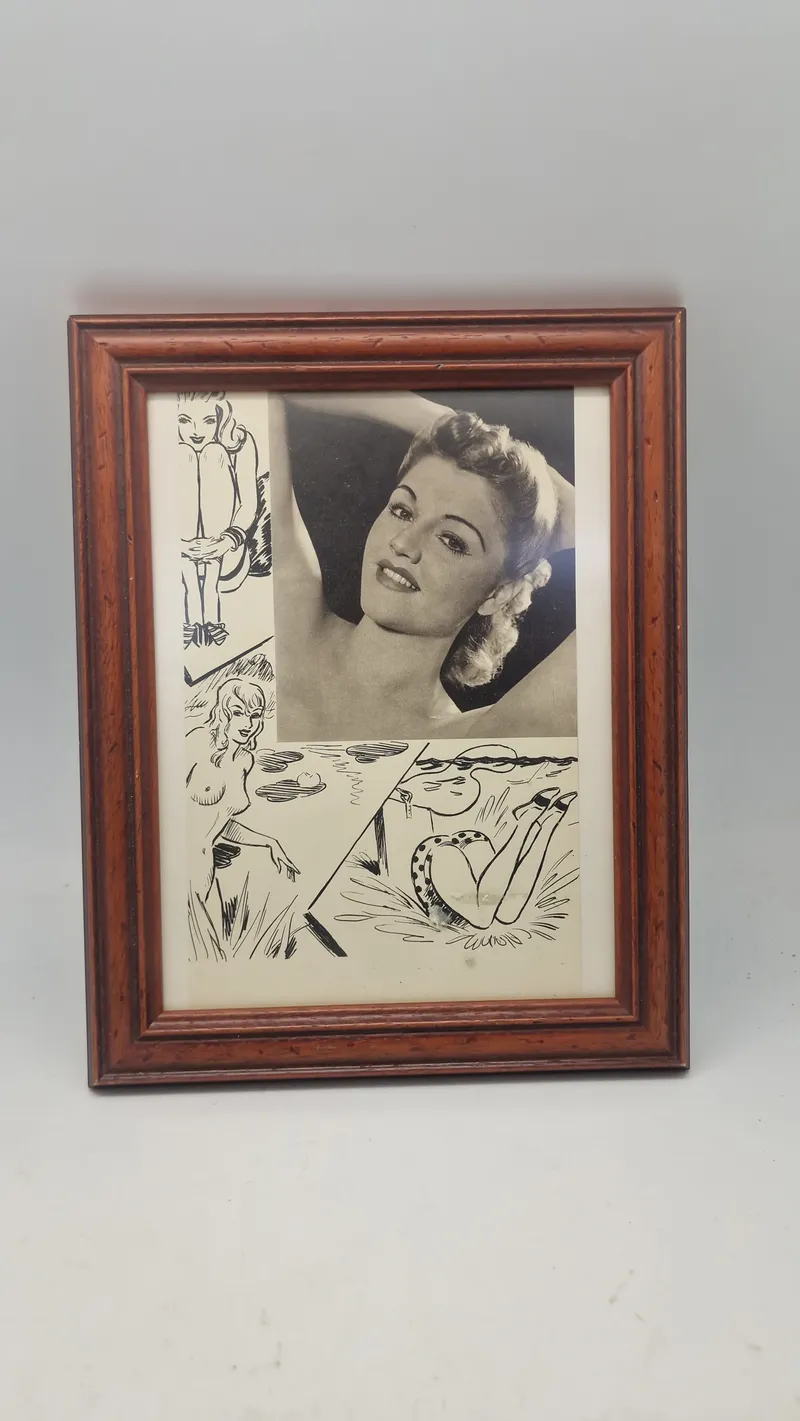 Pin up, fra 40-erne, original