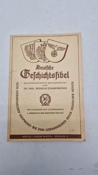 Tysk historie grundbog fra 1935