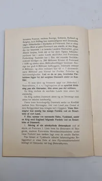 Bog Danmarks skæbne, artikler fra 1938