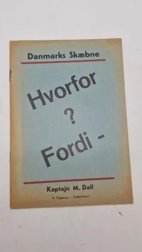 Bog Danmarks skæbne, artikler fra 1938