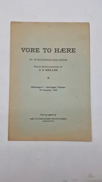 Berlingske artikel af A.P.Møller fra 1936