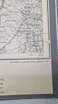 Kort over Jellinge fra 1913