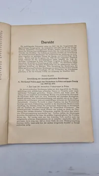 Tysk bog fra 1939 om historien op til krigen